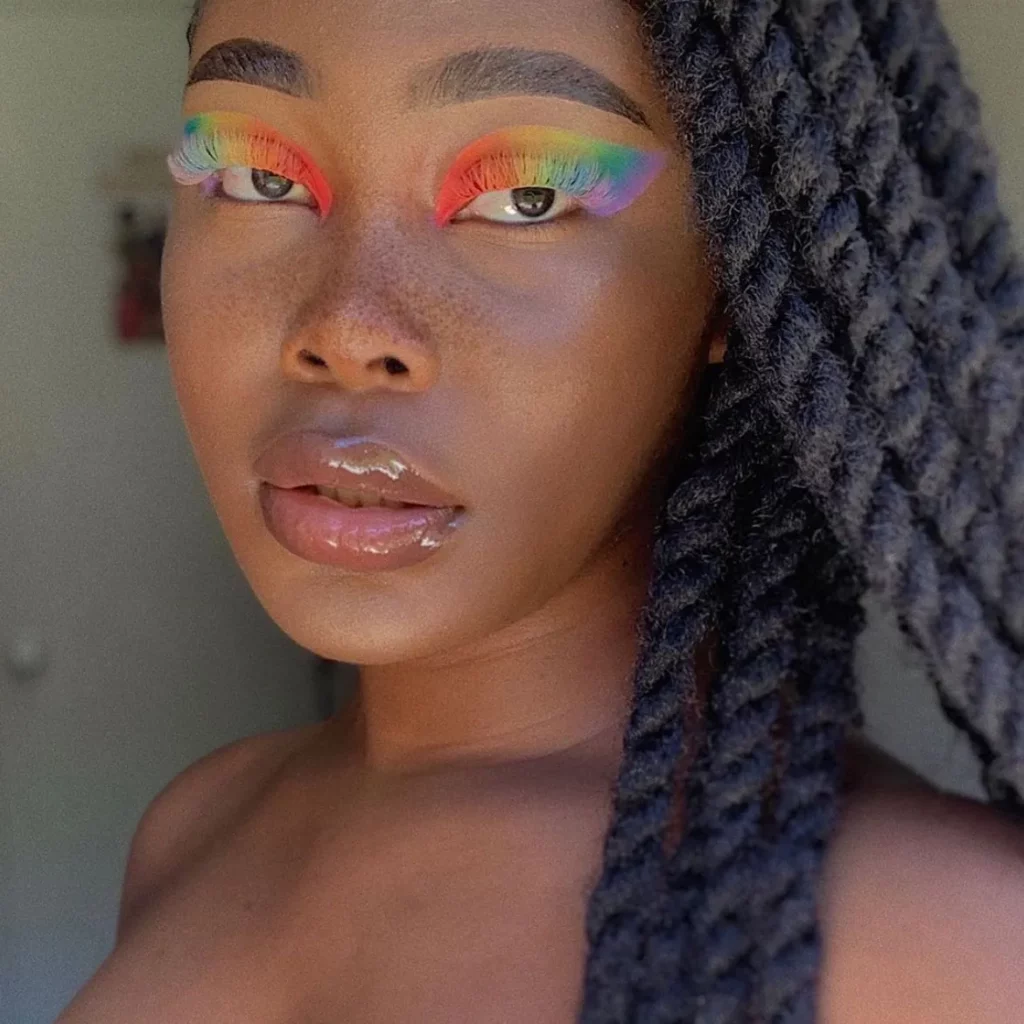 make up rainbow pour la pride