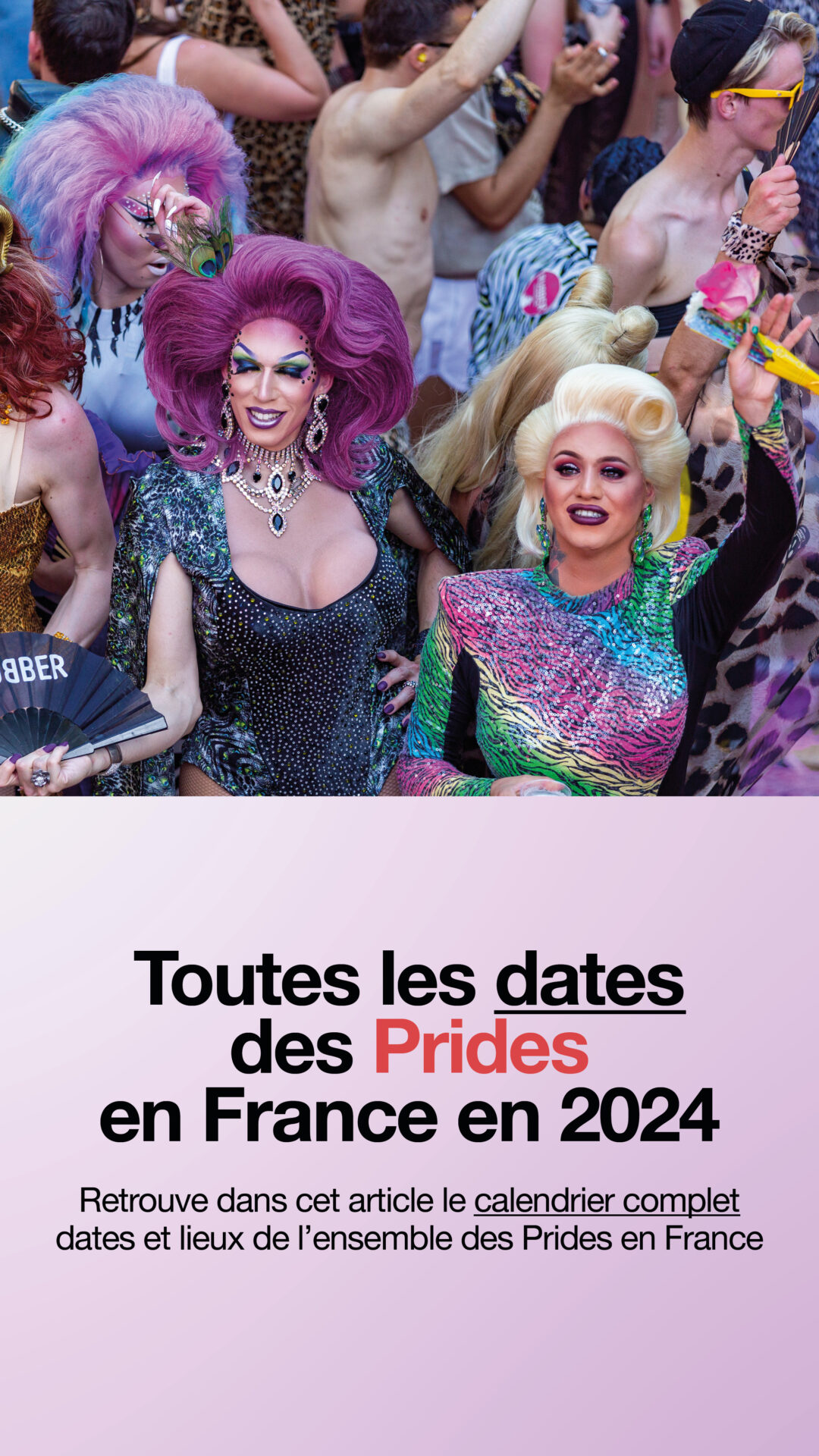 Les dates des Prides en France en 2024