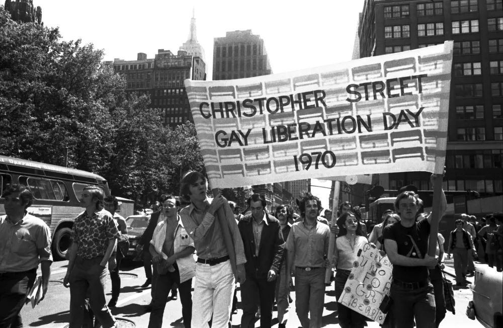 Première Pride 1970 Christopher street gay liberation day. Dates histoire LGBT