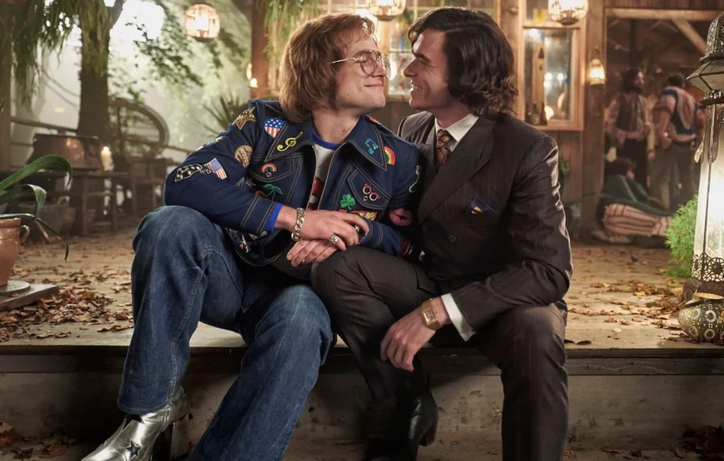 Meilleurs films gay à voir sur Netflix - Rocketman avec Taron Egerton et Richard Madden