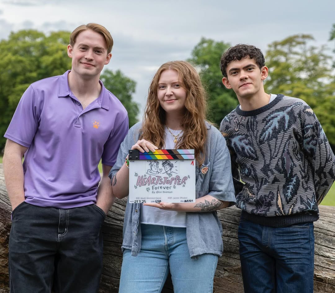 Fin de tournage pour Heartstopper Forever avec Kit Connor, Joe Locke et Alice Oseman