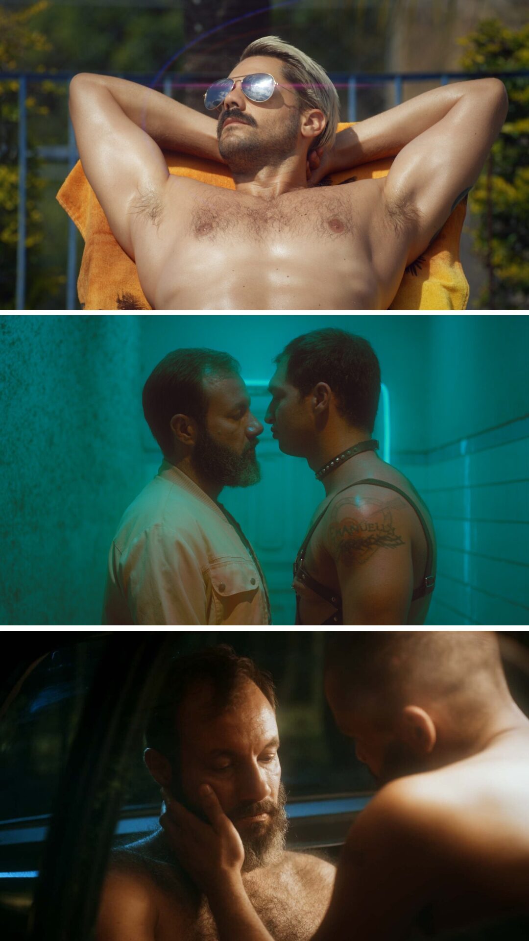 Images du film gay brésilien "Vents Chauds" (2020) sur QueerScreen, drame érotique queer et passion brûlante